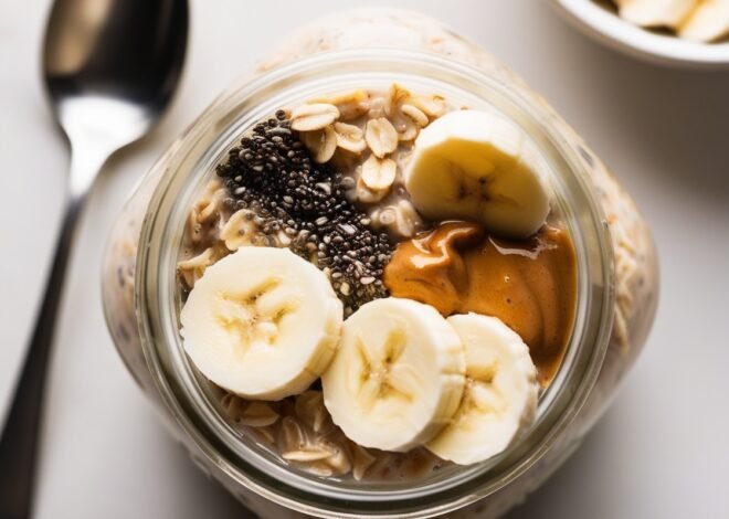 Banana, Oats, Peanut Butter, and Chia Seeds Recipe for Weight Loss