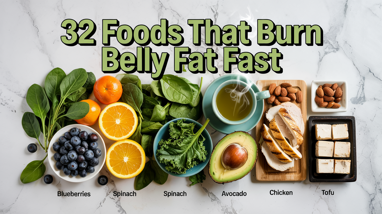 32 Foods That Burn Belly Fat Fast: Quick Results!