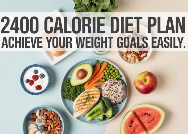 2400 Calorie Diet Plan: Achieve Your Weight Goals Easily